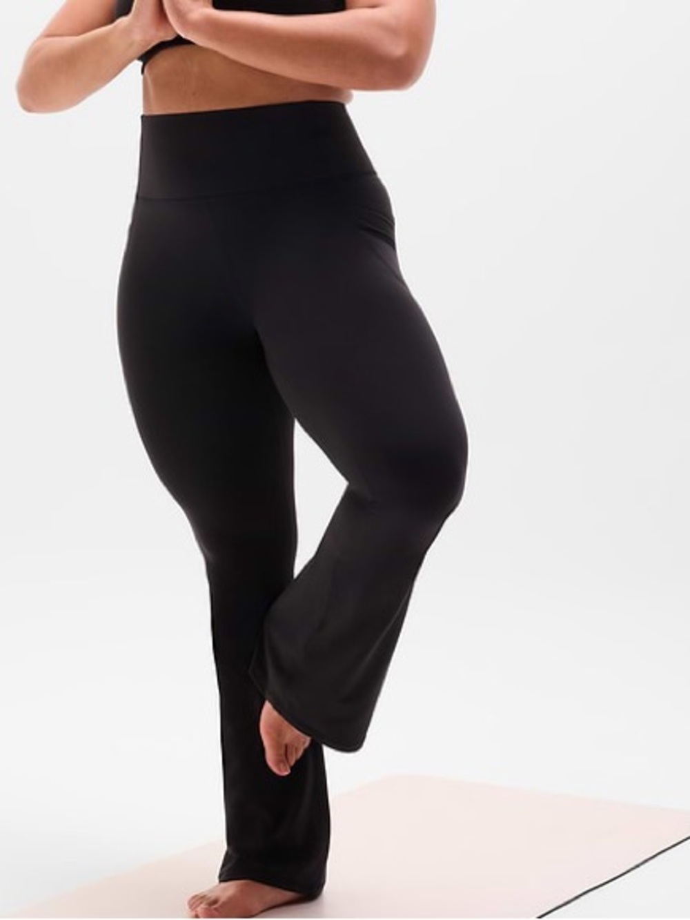 Athleta Salutation Stash Flare Pant Black Size 1X